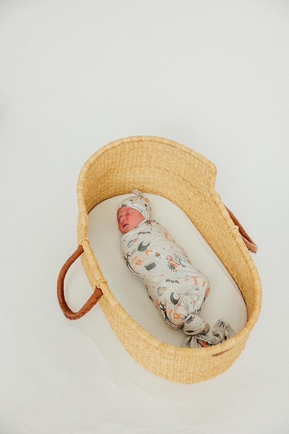 Copper Pearl Large Premium Knit Baby Swaddle Receiving Blanket 'Nightmare - Image 2