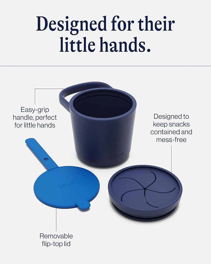 Lalo Snack Cup - Mess-Free Silicone Snack Cups - Image 3