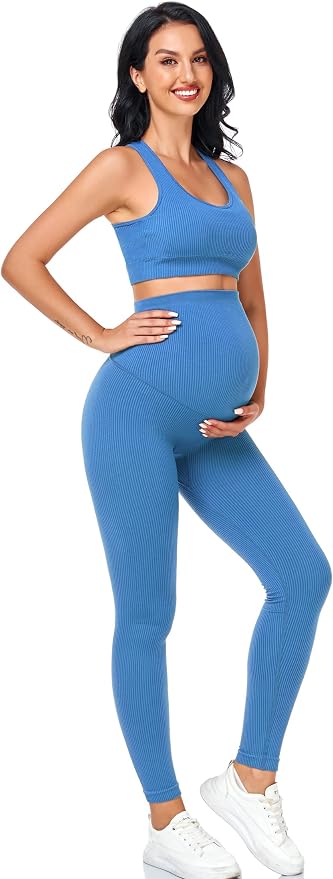 Women's Maternity 2 Piece Outfit Set by Lataly