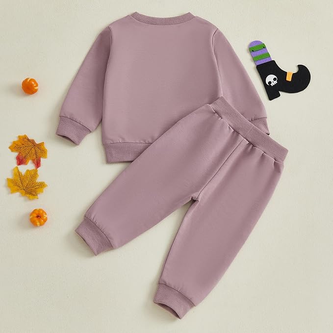 Fernvia Toddler Baby Girl Clothes 3 6 9 12 18 24 Months Fall Outfits Solid Long - Image 7