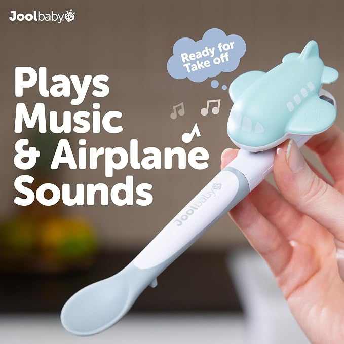 Jool Baby Musical Baby Spoons, 3 Spoons + Plane - Image 8