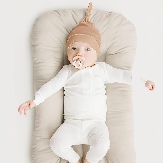 Konssy 6 Pack Baby Newborn Hats Set Knot Beanie Hats Soft - Image 3