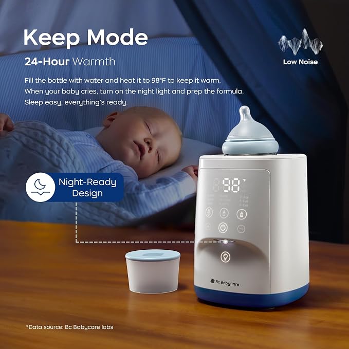 Bc Babycare Bottle Warmer, 10-in-1 Fast Baby Milk Warmer - Image 8