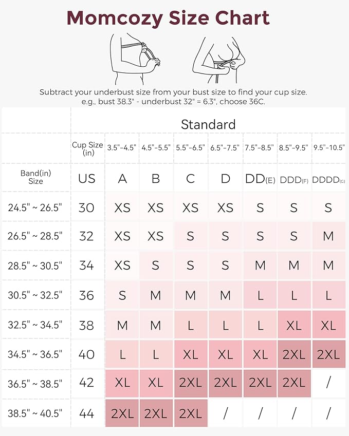 Momcozy Hands Free Pumping Bra, Adjustable Breast-Pumps Holding and Nursing Bra - Image 5