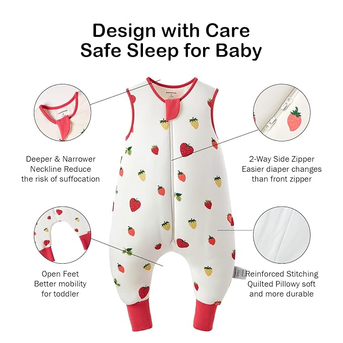 BubblePanda Rayon Made from Bamboo Toddler Sleep Sack - Image 3
