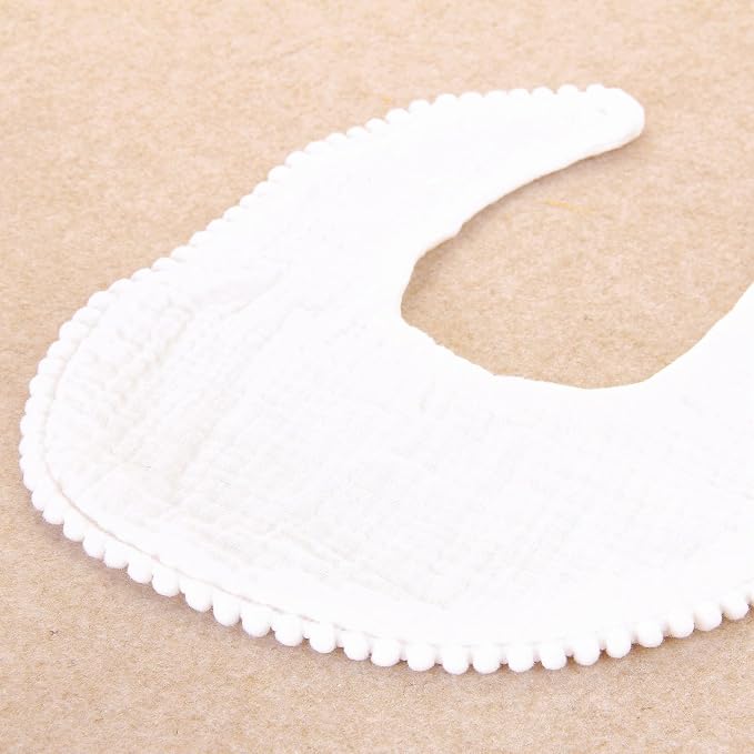 Nishine 6 PACK Muslin Baby Drooling Bibs - Image 4