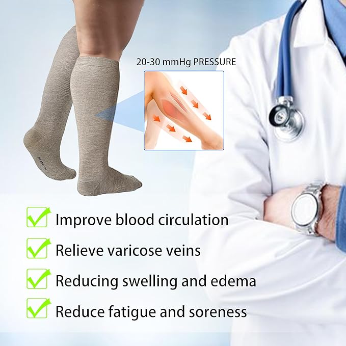 LEVSOX Viscose Made from Bamboo Compression Socks - Image 6