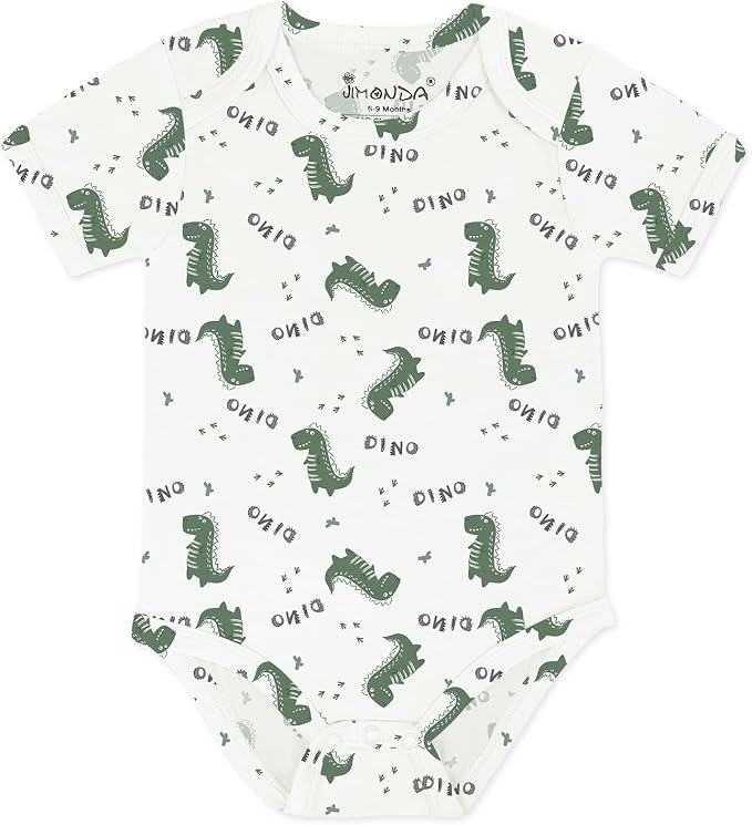 Jimonda Baby Bodysuits Rayon from Bamboo Short Sleeve Baby Boys Girls Rompers by JimondaBaby