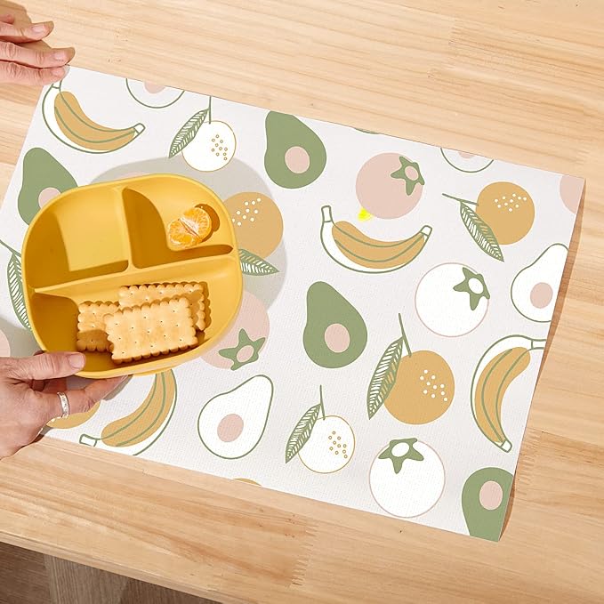 SUNVENO Disposable Baby Placemats – 20 Individually Wrapped Table Mats - Image 7