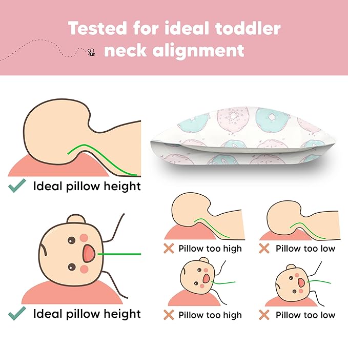 Toddler Pillow with Pillowcase - Image 6