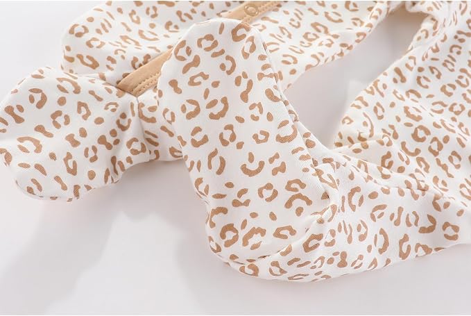 Unisex Baby Boy Girl Footies Rompers Cotton Long Sleeve 3 Pack Infant Jumpsuits - Image 8