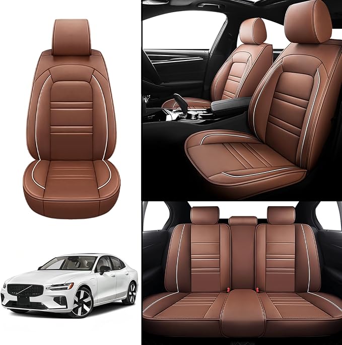 Seat Covers for Volvo Car s60 2001-2025 | 5-Seats Leather Seat Covers - Image 2