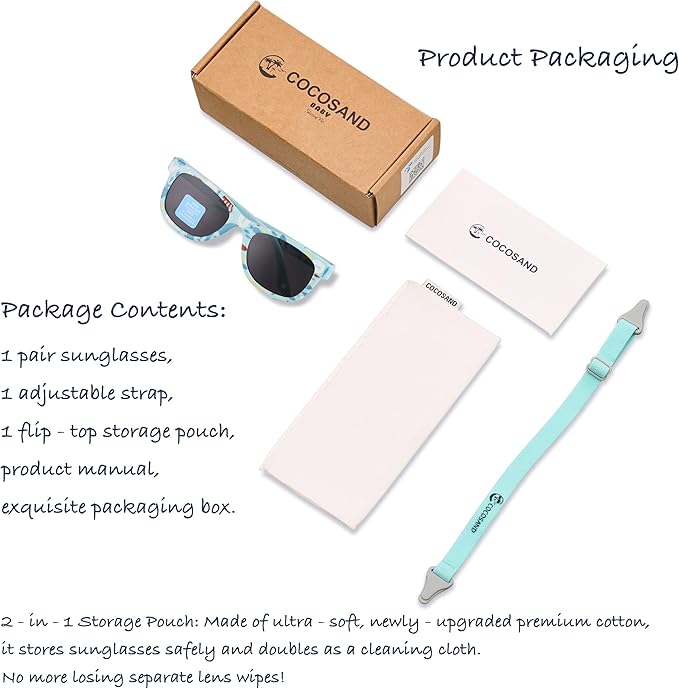 COCOSAND Flexible Baby Sunglasses - Image 2