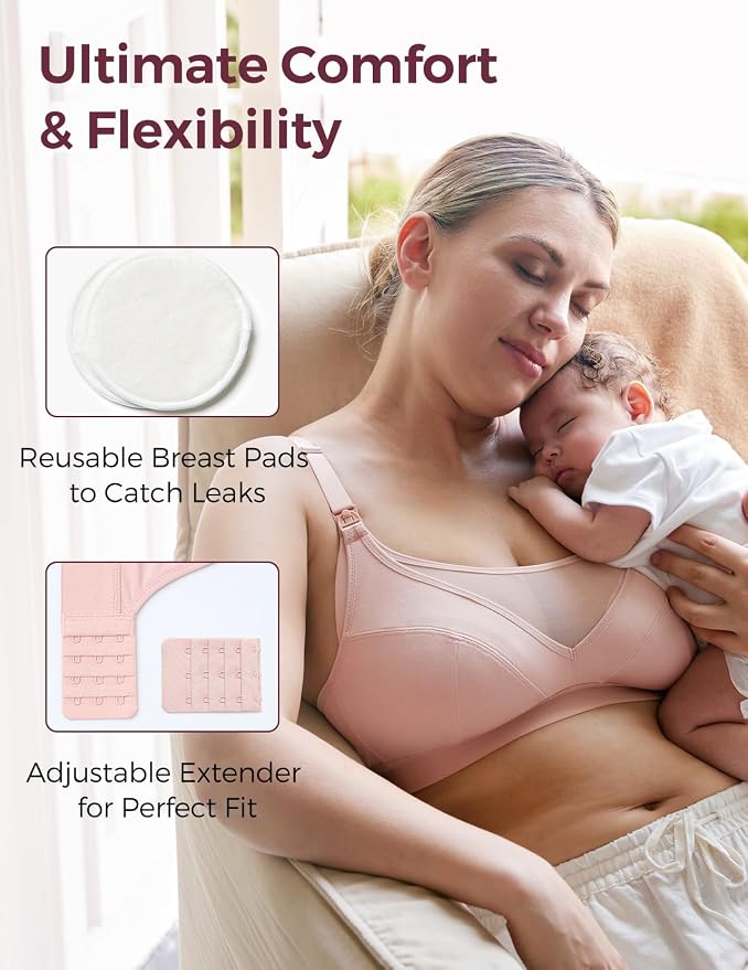 Momcozy Mesh Support Pumping Bra Hands Free Suitable - Image 6