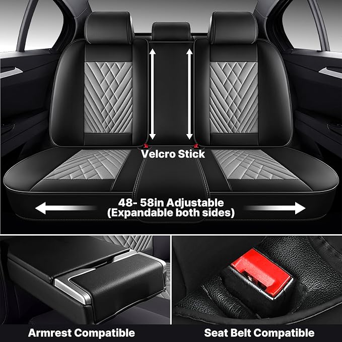Seat Covers, Car Seat Covers Full Set, Car Seat Cover, Car Seat Covers Front - Image 5