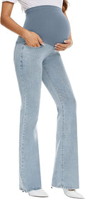 GLAMIX Women's Stretch Maternity Bootcut Jeans by GLAMIX