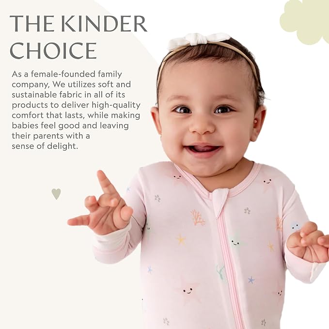 Bamboo Little Soft Baby Footie Pajamas, Baby Clothes, Newborn Sleepers - Image 6