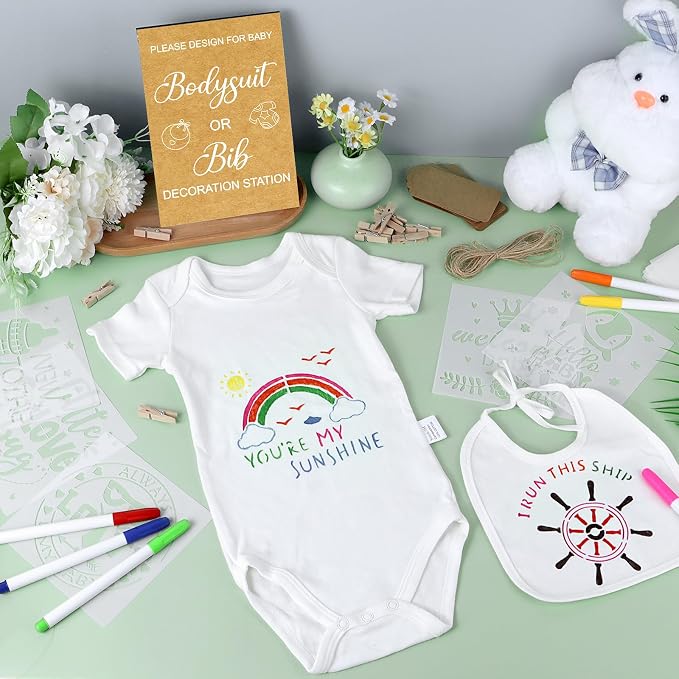 Pydeeirom 151 Pcs Baby Shower Game Decorations Kit - Image 2