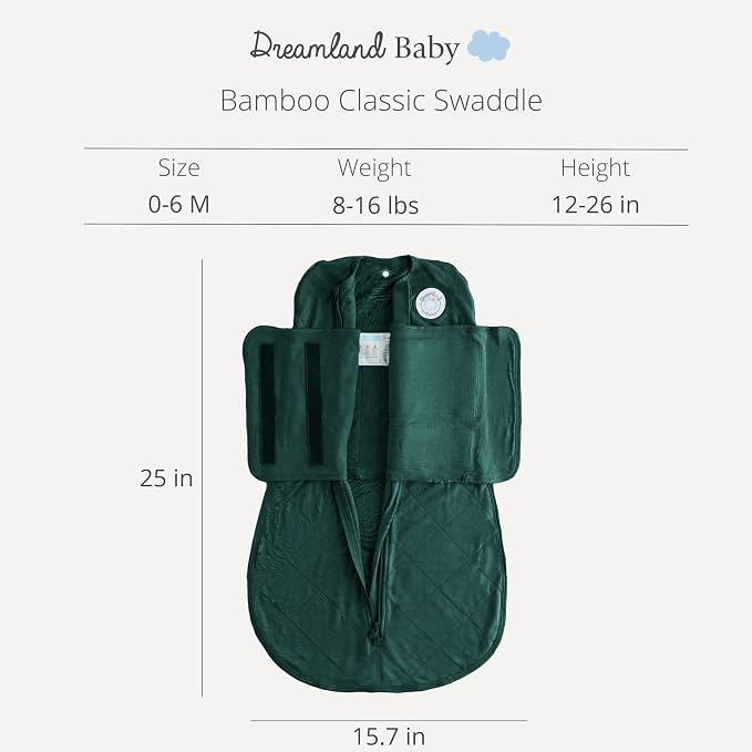 Dreamland Baby Bamboo Viscose Swaddle Blanket. 1.0 TOG Ultra Soft Swaddle - Image 6