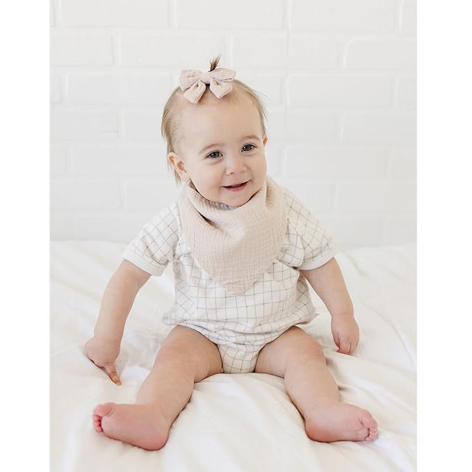8-Pack Muslin Baby Bandana Drool Bibs – Soft & Absorbent 100% Cotton Teething - Image 4