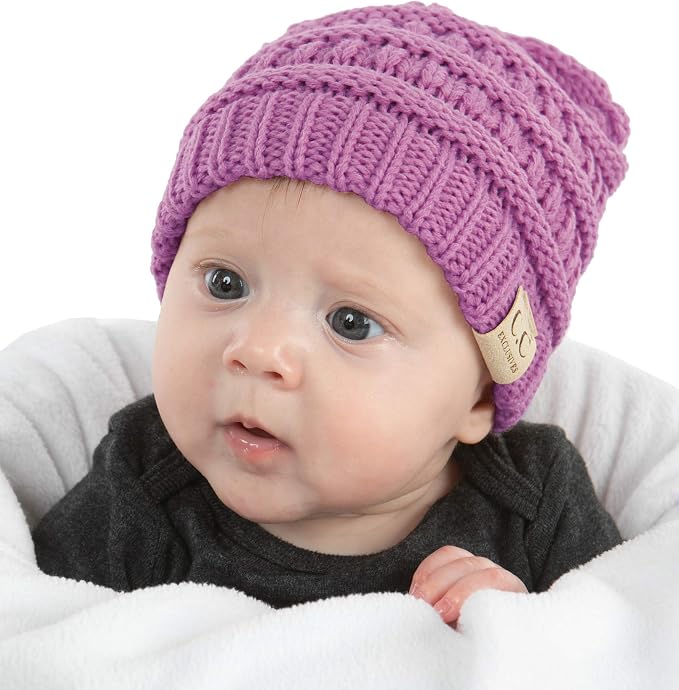 Funky Junque Baby Winter Hat – Cute Newborn Hats, Cozy Warm Infant Beanie by FunkyJunque
