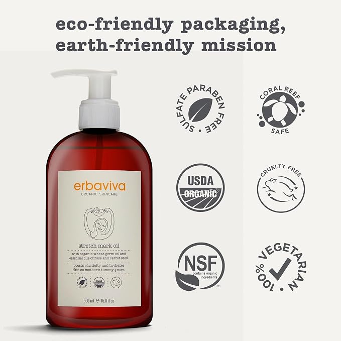 Erbaviva Organic Stretch Mark Oil - Image 3
