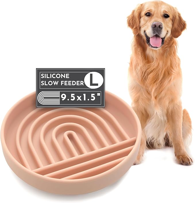 Should We Go? Slow Feeder for Dogs & Puppies, The Slowdown Bowl Silicone Slow by ShouldWeGo