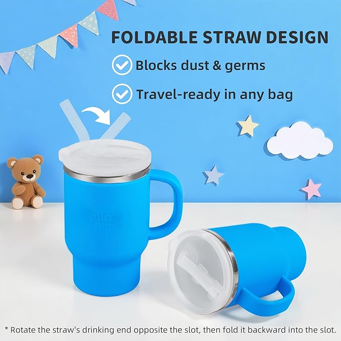 Bella's Friends Handy Mini Tumbler – Adorable 9 oz Toddler Sippy Cup, Stainless - Image 6