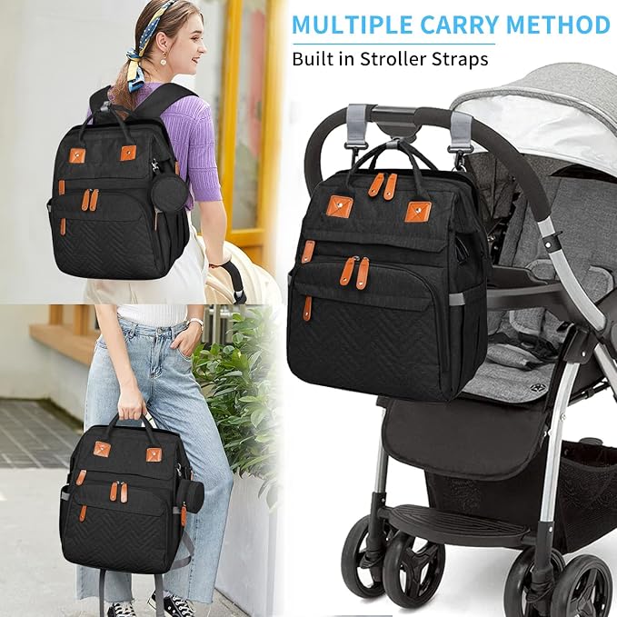 KABAQOO Diaper Bag Backpack - Image 6