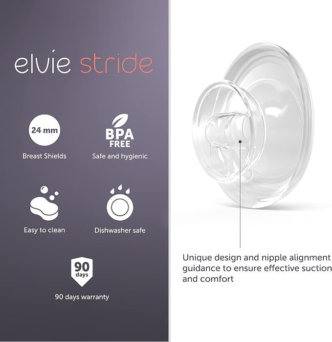 Elvie Stride Breast Pump Breast Shield - 24mm - Nipple Flange - Image 2