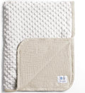 lulumoon Baby Blanket for Newborn Receiving: Minky Dot & Muslin Lightweight by Lulumoon