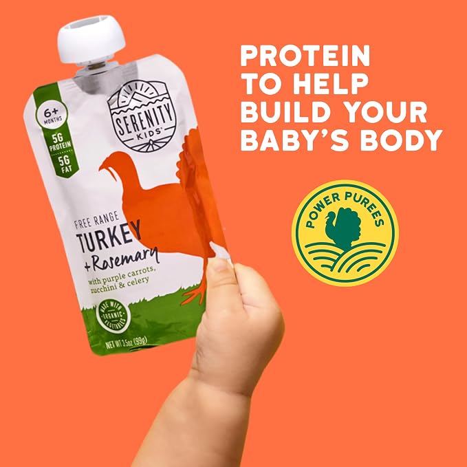 Serenity Kids 6+ Month Baby Food Puree Pouches - Image 5