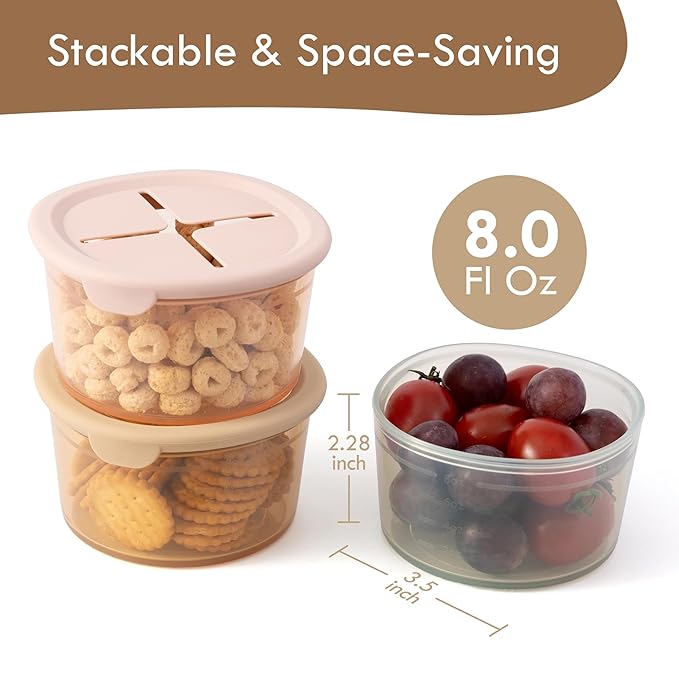 Moonkie Baby Storage Container Snack Lids - Image 5