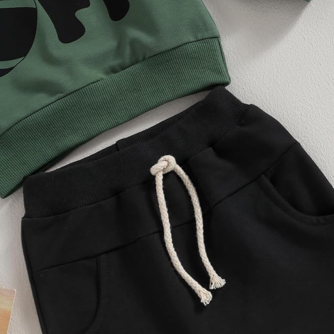 Kupretty Toddler Baby Boy Fall Winter Clothes Color Block Long Sleeve - Image 4