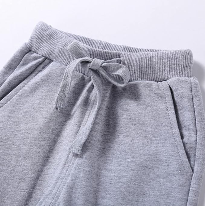 CuteOn Unisex Toddler Jogger Pants Kids Cotton Elastic Waist Winter Baby - Image 2