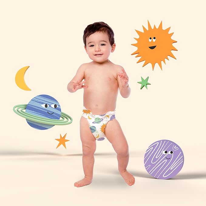 Hello Bello Premium Diapers Size 6, Celestial Cuties & Daring Doodlers Designs - Image 4