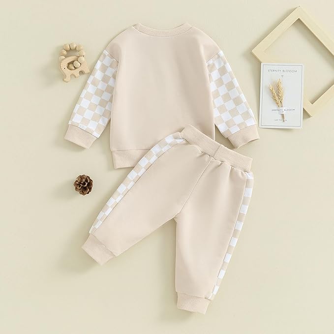 Fernvia Toddler Baby Girl Clothes 3 6 9 12 18 24 Months Fall Outfits Solid Long - Image 3