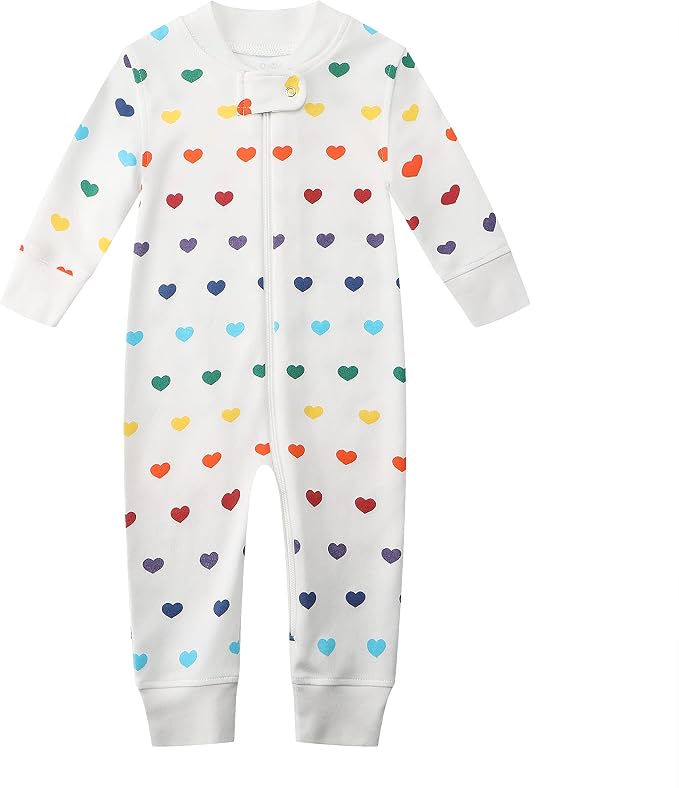 Owlivia Organic Cotton Baby Boy Girl Zip up Sleep 'N Play Pjs, Long Sleeve by Owlivia