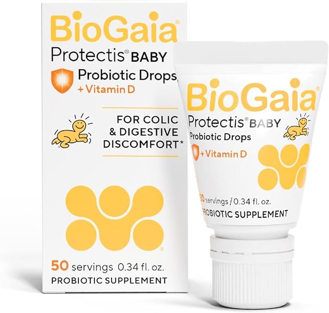 BioGaia Protectis Baby Probiotic Drops | Colic & Gas Relief + Vitamin D | Safe by BioGaia
