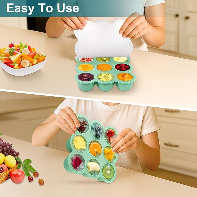 2 Pack Baby Food Freezer Tray - Image 7