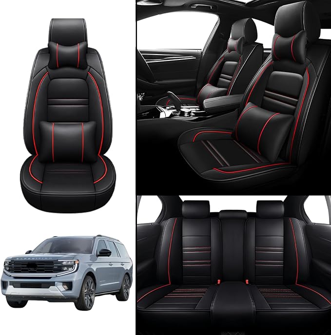Car Seat Covers for Ford Expedition 1997-2025 | 5-Seats Seat Covers, Waterproof - Image 2