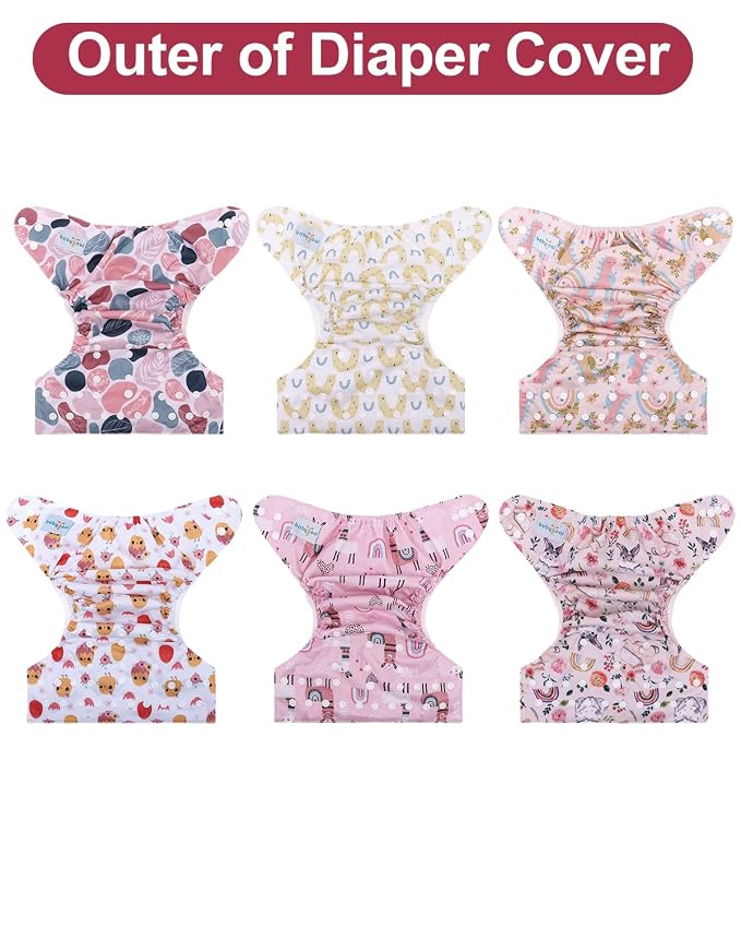 babygoal Cloth Diaper Covers 6 Pack - Image 8