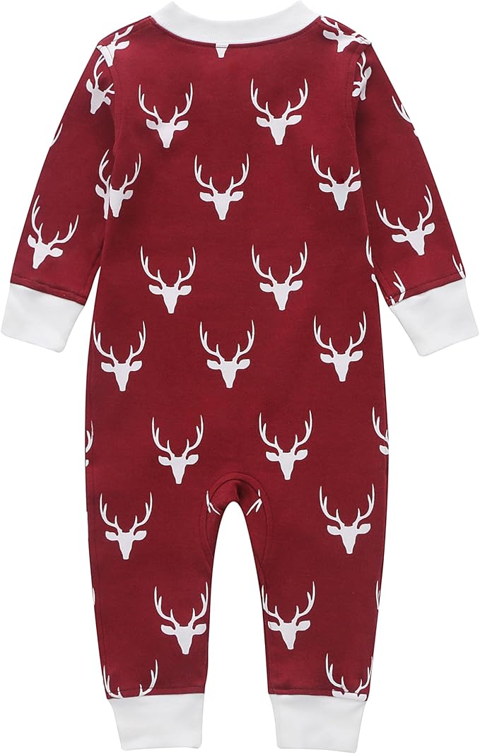 Owlivia Organic Cotton Baby Boy Girl Zip up Sleep 'N Play Pjs, Long Sleeve - Image 2