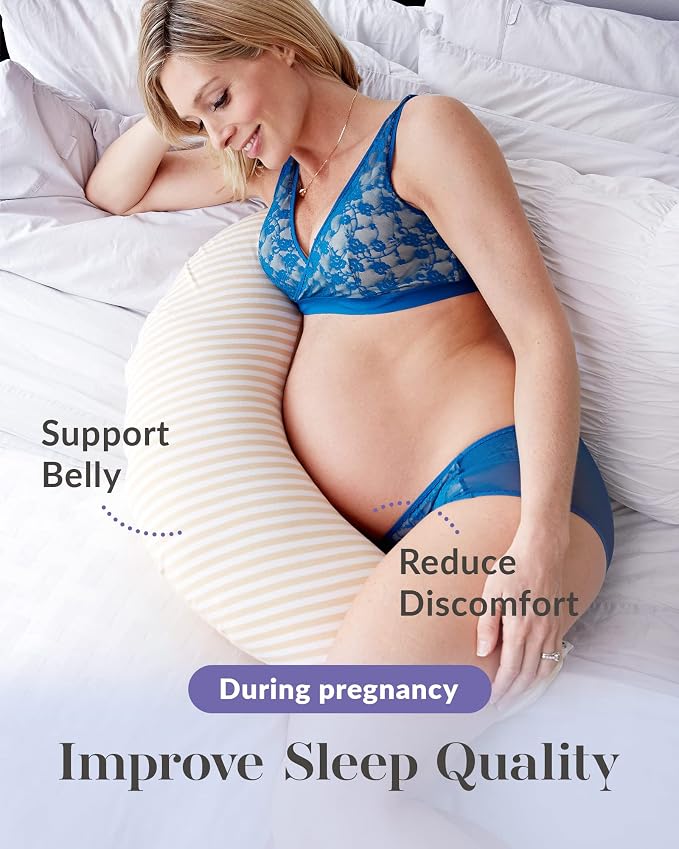 Mamaway Pregnancy Pillow for Sleeping, Nursing Pillow for Pregnancy, - Image 3
