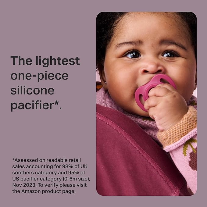 Tommee Tippee Ultra-Light StayPut Pacifier, 4 Pack, Designed - Image 5