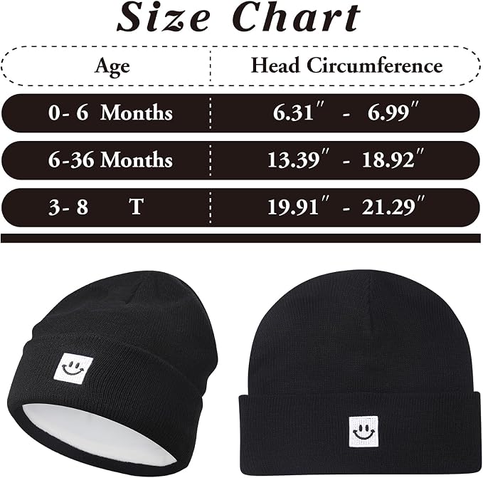 MaxNova 2 Pack Baby Beanie Fleece Lined Knit Toddler Hat - Image 7