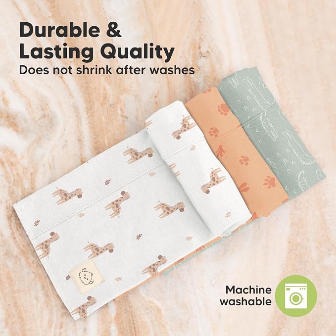 Organic Burp Cloths Baby Boy, Girl - Image 6