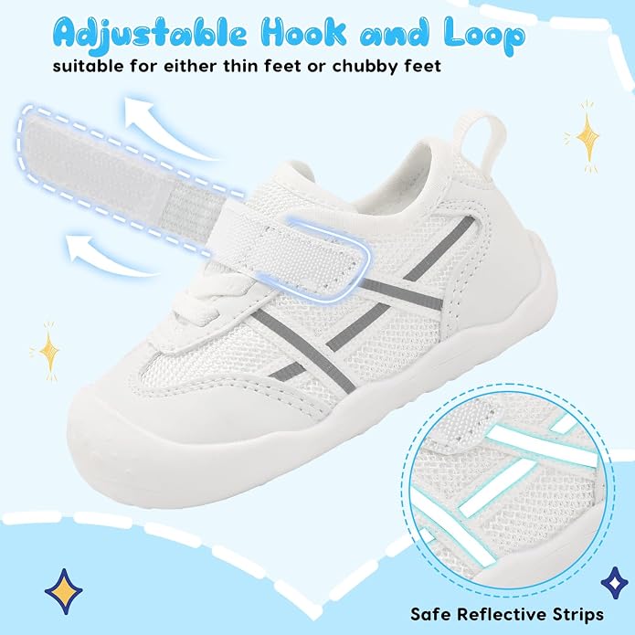Scurtain Baby Shoes Boy Girl First Walking Shoe Infant Crib Breathable Sneakers - Image 4