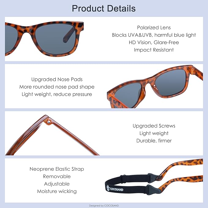COCOSAND Flexible Baby Sunglasses - Image 4