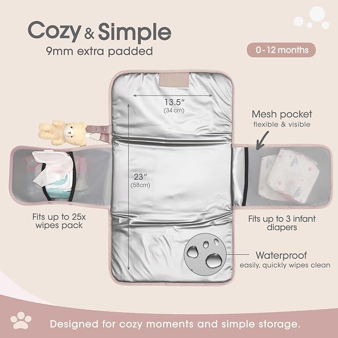 J&Joo Portable Diaper Changing Pad - Image 3